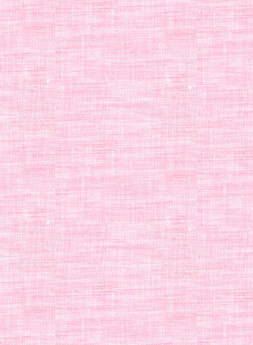 Dublin Pink Linen Shirt - Half Sleeves - Click Image to Close