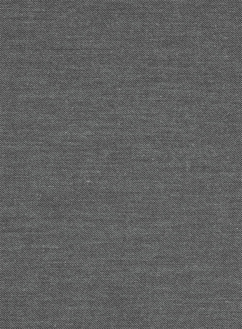 English Twill Gray Shirt - Half Sleeves