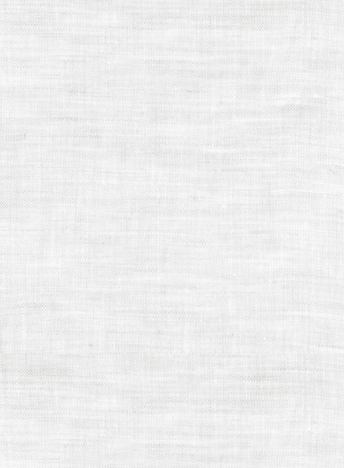 European Pale Gray Linen Shirt  - Half Sleeves