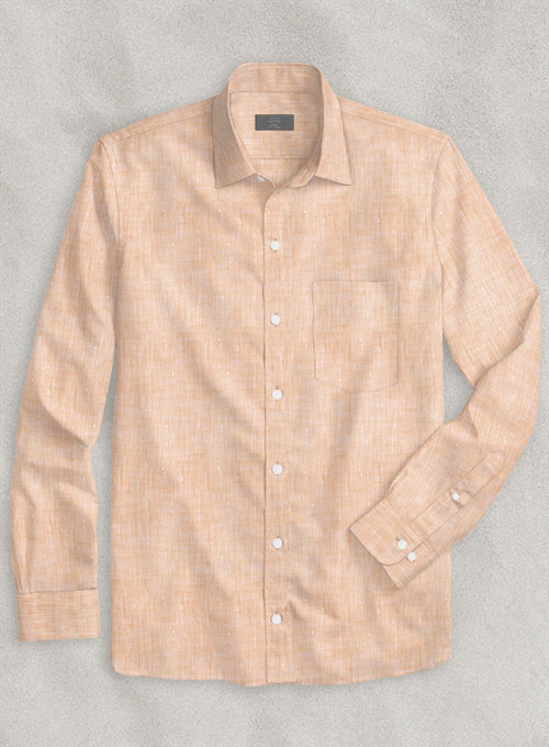 European Siesta Linen Shirt - Full Sleeves - Click Image to Close