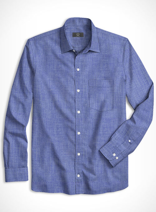 Filafil Poplene Blue Shirt