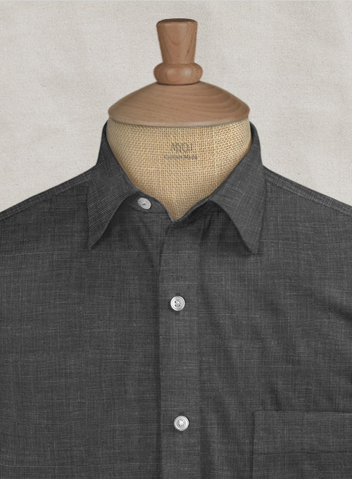 Filafil Poplene Gray Shirt - Half Sleeves - Click Image to Close
