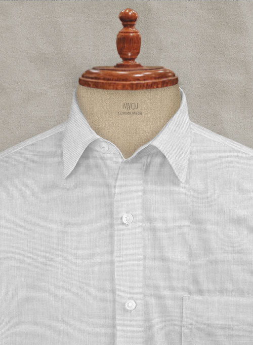 Filafil Poplene Light Gray Shirt - Half Sleeves - Click Image to Close