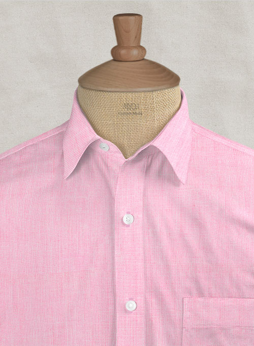 Filafil Poplene Pink Shirt - Half Sleeves