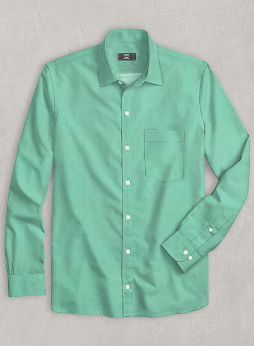 Fern Green Luxury Twill Shirt
