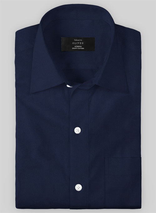 Giza Air Blue Cotton Shirt- Full Sleeves