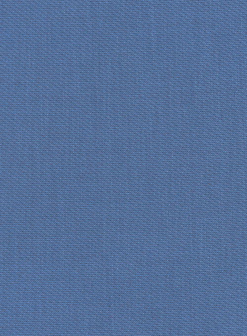 Giza Diamond Blue Cotton Shirt - Full Sleeves
