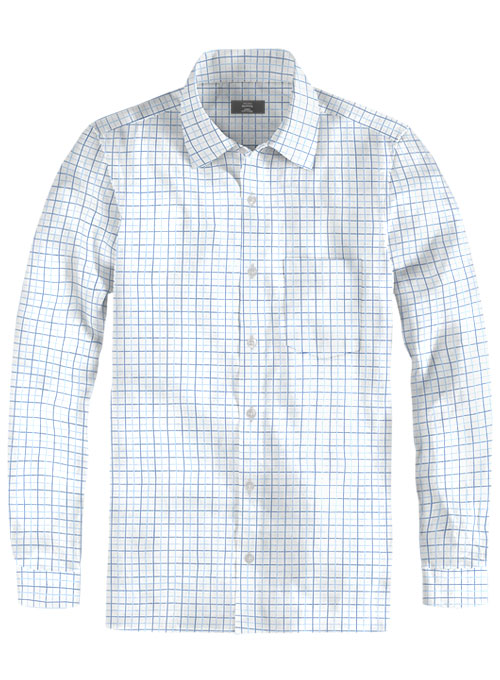 Giza Hale Cotton Shirt - Full Sleeves