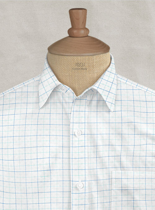 Giza Leston Cotton Shirt - Half Sleeves
