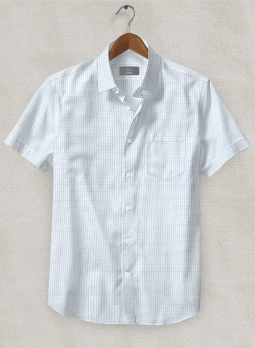 Giza Mark Cotton Shirt - Half Sleeves
