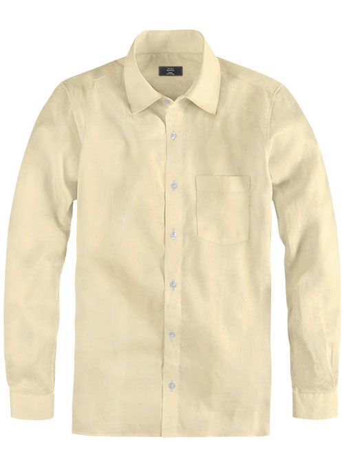 Giza Melon Cotton Shirt- Full Sleeves
