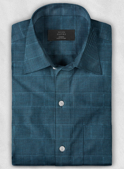 Italian Cotton Anossi Shirt - Half Sleeves
