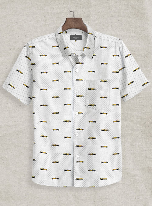 Italian Cotton Duesenberg Shirt - Half Sleeves