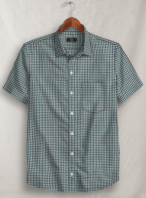 Italian Cotton Kasila Shirt - Half Sleeves