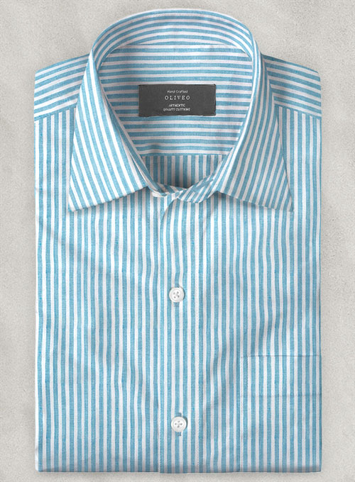 Italian Cotton Salomi Shirt - Half Sleeves - Click Image to Close