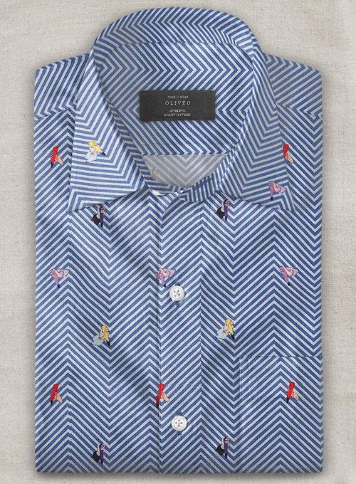 Italian Cotton Karaoke Shirt - Half Sleeves - Click Image to Close