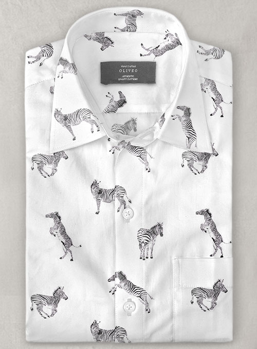 Italian Cotton Selous Shirt - Half Sleeves