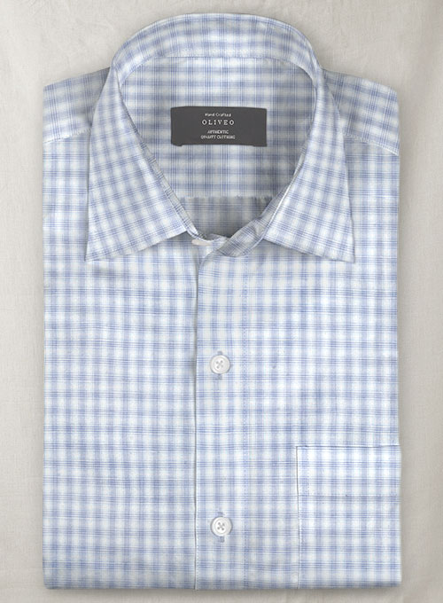 Italian Cotton Violi Shirt - Half Sleeves