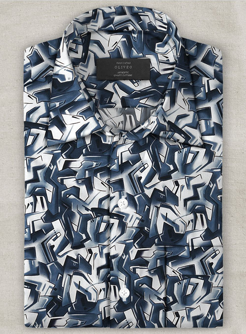 Italian Dunca Cotton Shirt- Half Sleeves