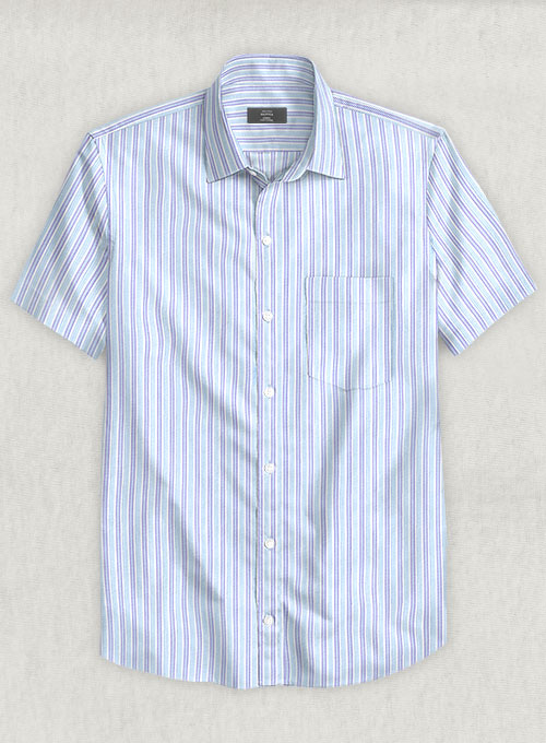 Italian Cotton Capuna Shirt - Half Sleeves