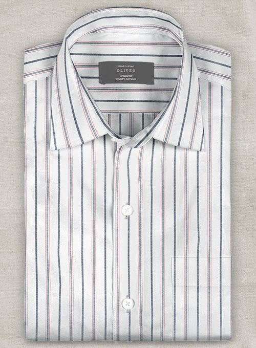 Italian Cotton Caroso Shirt - Half Sleeves - Click Image to Close