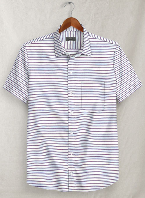 Italian Cotton Elna Shirt - Half Sleeves