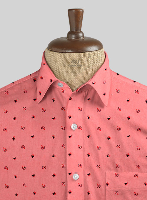 Italian Cotton Ficco Shirt - Half Sleeves