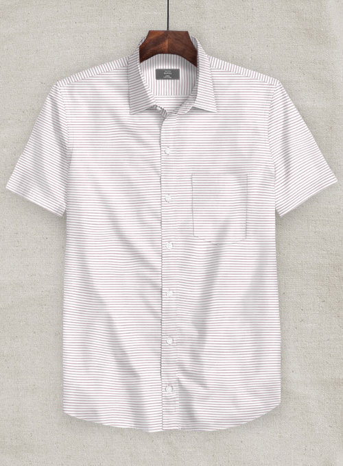 Italian Cotton Palvio Shirt - Half Sleeves