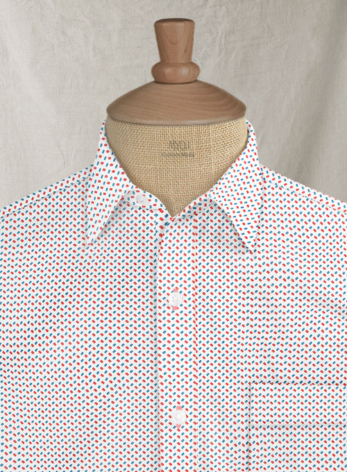Italian Cotton Peatro Shirt - Half Sleeves