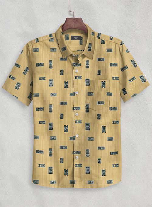 Italian Cotton Traveller Shirt - Half Sleeves