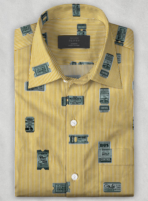 Italian Cotton Traveller Shirt - Half Sleeves - Click Image to Close