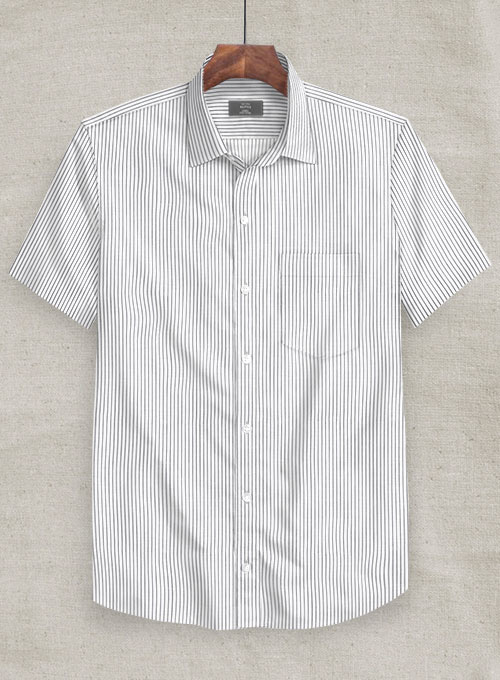 Italian Cotton Saponi Shirt - Half Sleeves