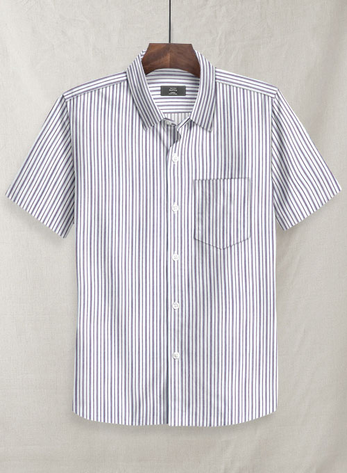 Italian Cotton Febian Shirt - Half Sleeves