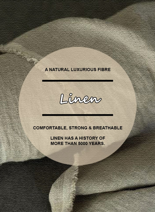 Lattice Beige Linen Shirt - Full Sleeves