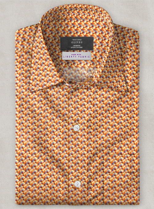 Liberty Mita Cotton Shirt - Half Sleeves