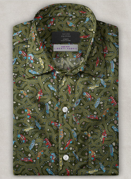 Liberty Faello Cotton Shirt - Half Sleeves - Click Image to Close