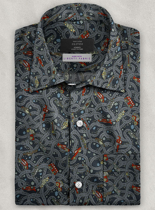 Liberty Ospera Cotton Shirt - Half Sleeves