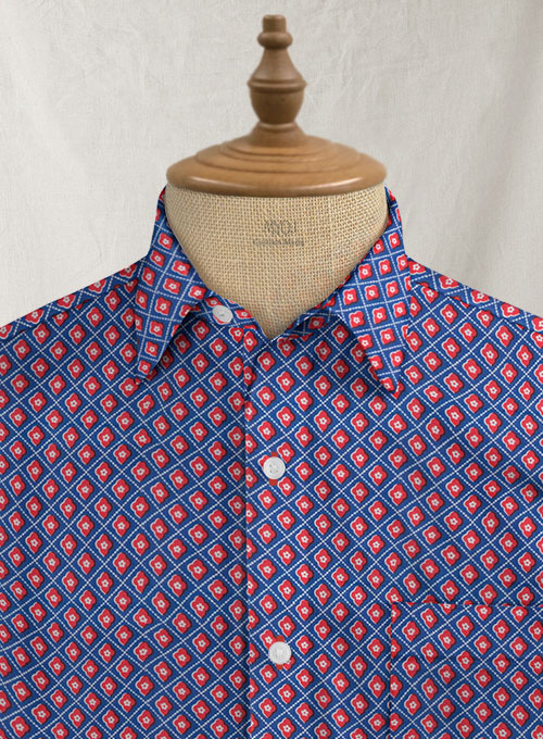 Liberty Pocoli Cotton Shirt - Half Sleeves