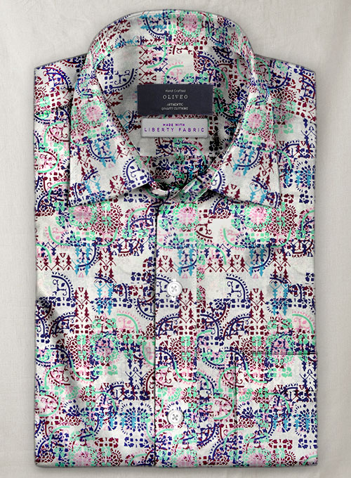 Liberty Priana Cotton Shirt - Half Sleeves