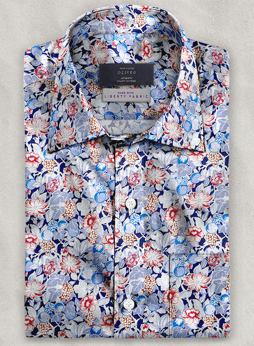 Liberty Vali Cotton Shirt - Half Sleeves