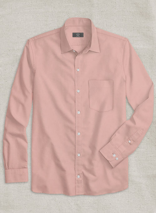 Man Pink Stretch Poplene Shirt