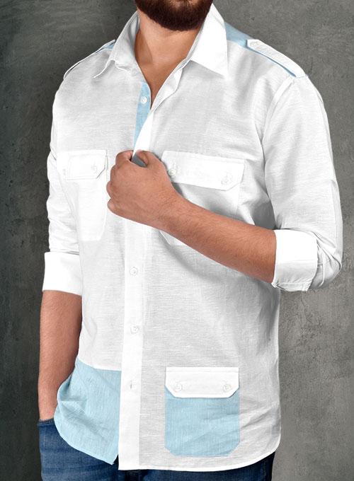 Nacho Linen Shirt - Full Sleeves - Click Image to Close