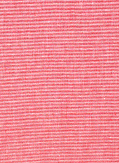 Pink Luxury Twill Shirt - Half Sleeves