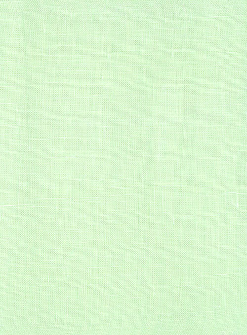 Pure Ocean Green Linen Shirt - Half Sleeves