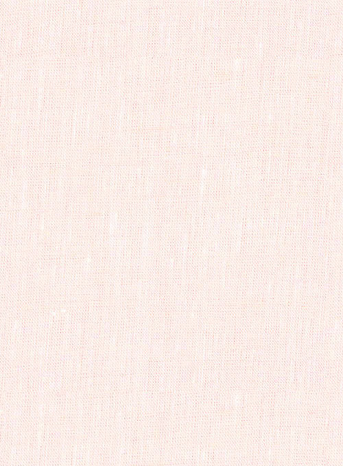 Roman Light Pink Linen Shirt - Half Sleeves