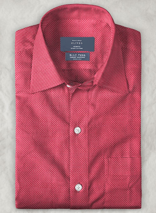 S.I.C. Tess. Italian Cotton Linen Peroni Shirt - Half Sleeves