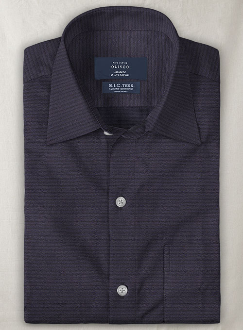 S.I.C. Tess. Italian Cotton Gusipe Shirt - Half Sleeves