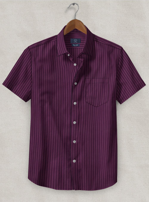 S.I.C. Tess. Italian Cotton Mujan Shirt - Half Sleeves
