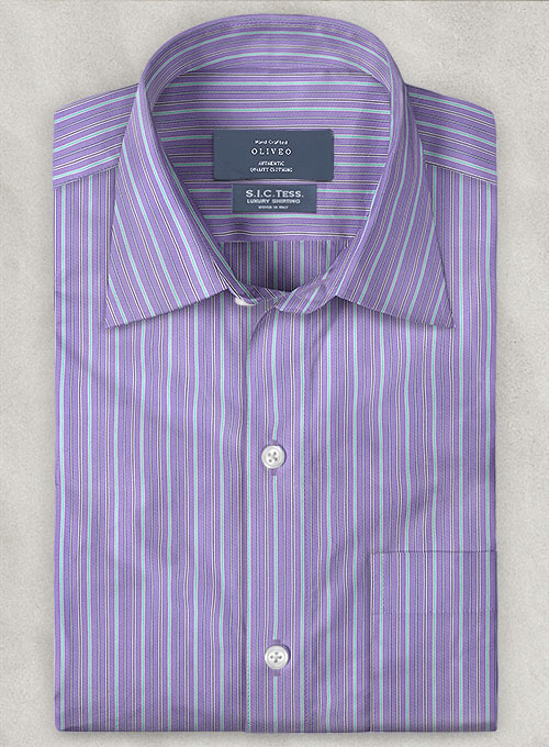 S.I.C. Tess. Italian Cotton Parina Shirt - Half Sleeves