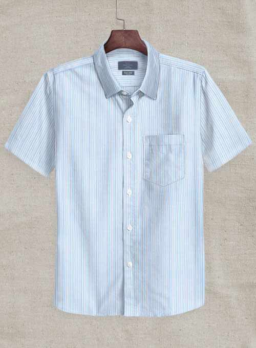 S.I.C. Tess. Italian Cotton Inzi Shirt - Half Sleeves